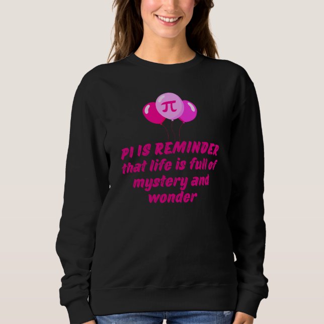 SUDADERA CITAS DEL PI DAY PARA LA VIDA, AMANTES DE MATEMÁTI (Anverso)
