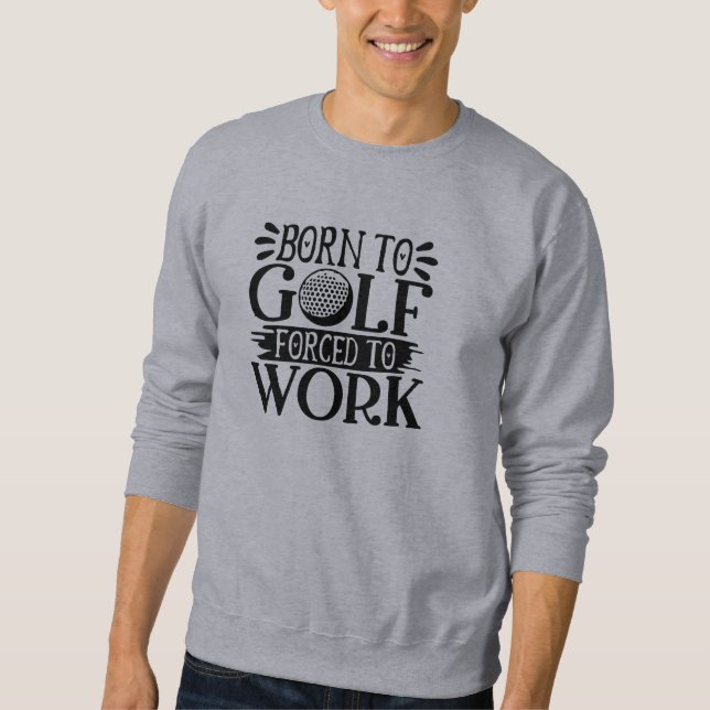 Sudadera Citas divertidas de golf  (Anverso)
