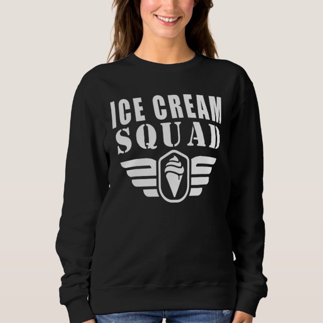 Sudadera Citas divertidas de Ice Cream Squad (Anverso)