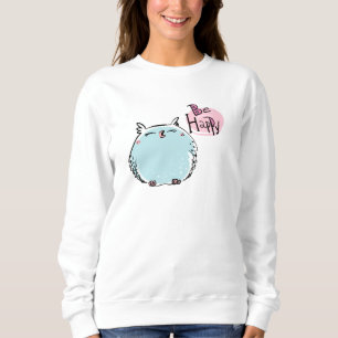 Sudadera Citas graciosas de búho son felices citaciones gra