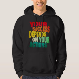 Sudadera Citas motivacionales de texto agradable camiseta