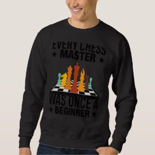 Sudadera Citas Motivadoras Cada Maestro De Ajedrez Fue Algu