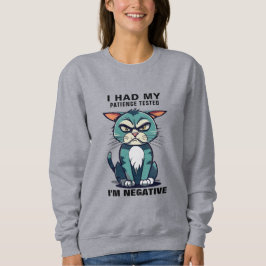 Sudadera Citas sarcásticas divertidas, dice gráfico de gato