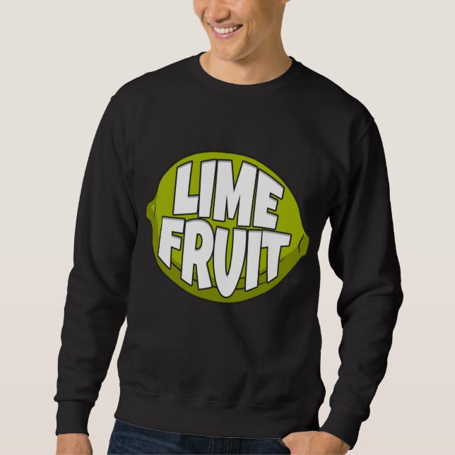 Sudadera Cítrico Lime Fruit Lime Barista (Anverso)