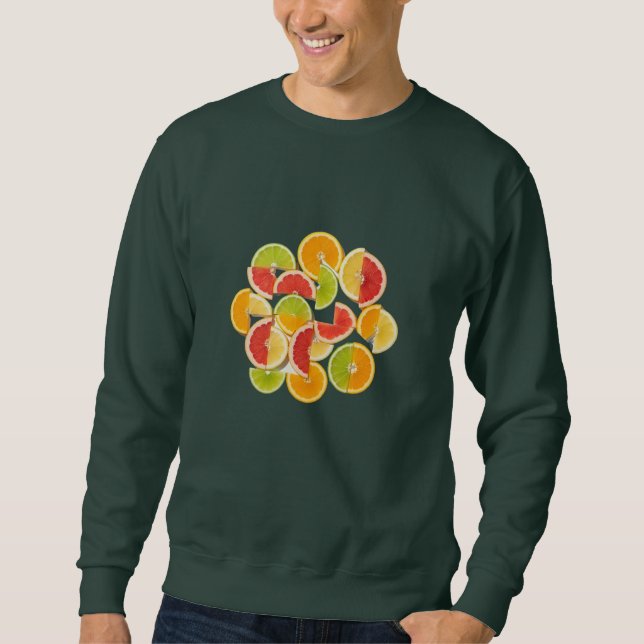 Sudadera Citrus Fruits – Fresh, Juicy & Bold (Anverso)