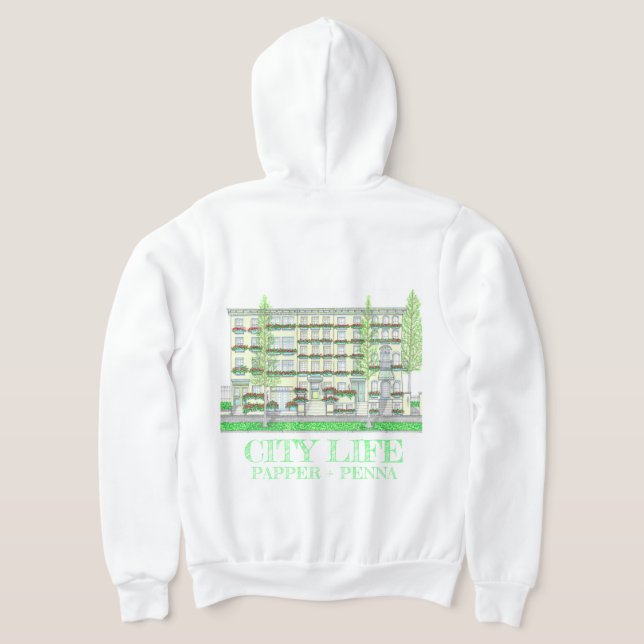 Sudadera City Life Brownstone Hoodie (Distribución Reverso )