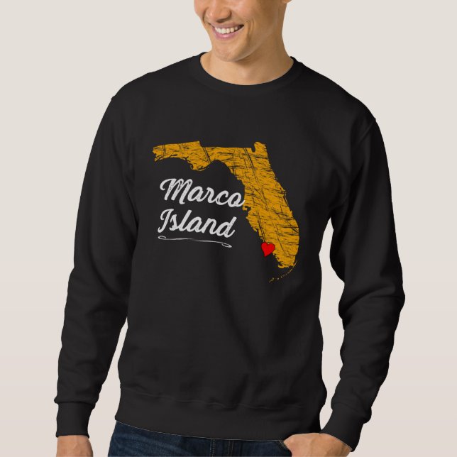 Sudadera City of MARCO ISLAND FLORIDA Vacation Souvenir  Gr (Anverso)