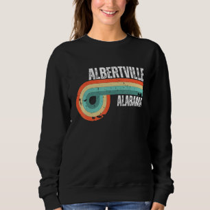 Sudadera Ciudad Albertville Alabama Estado Recuerdo Retro A