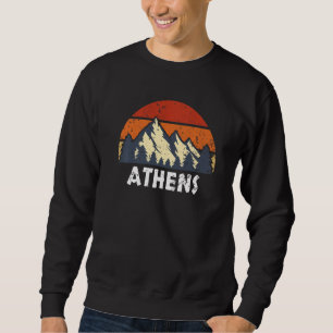 Sudadera Ciudad De Atenas Antigua Grecia Antigua Ciudad Gri