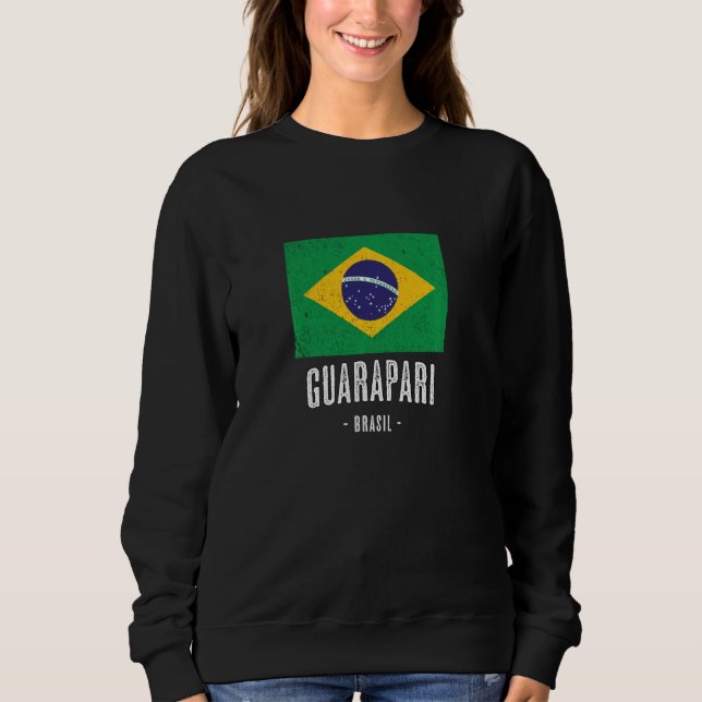 Sudadera Ciudad De Guarapari Brasil Br Merch Bandera Brasil (Anverso)