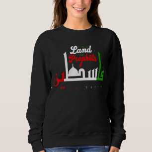 Sudadera Ciudad de Jerusalén Ciudades palestinas Carta Pale