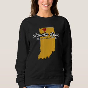 Sudadera Ciudad de Koontz Lago Indiana Hoosier Merch