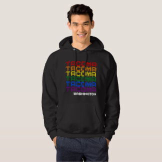 Sudadera Ciudad de la bandera del arco iris del orgullo gay