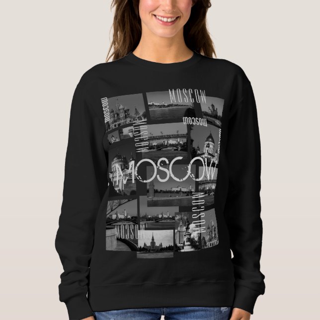 Sudadera Ciudad de la Catedral de San Basil en Moscú (Anverso)