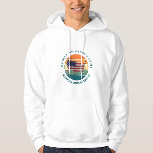 Sudadera CIUDAD DE NUEVA YORK - Guay de Nueva York, único (Anverso)