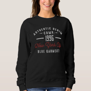 Sudadera Ciudad De Nueva York Nacida En 1996 Auténtico Naci