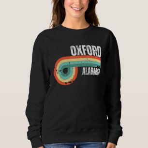 Sudadera Ciudad de Oxford Alabama Estado Recuerdo Vintage R