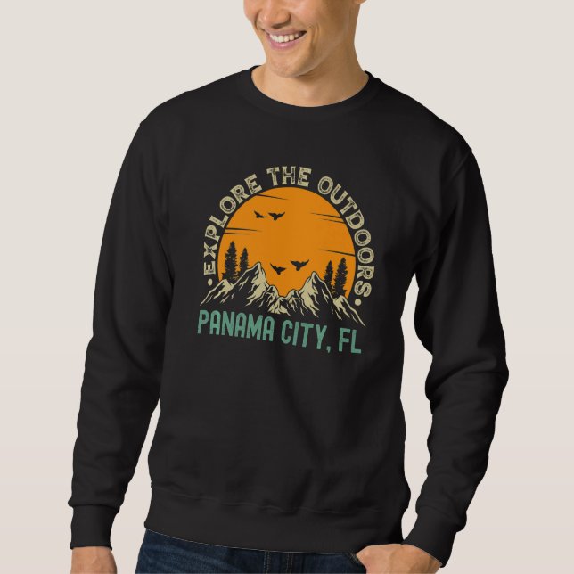 Sudadera Ciudad de Panamá, Florida - Explorar el aire libre (Anverso)
