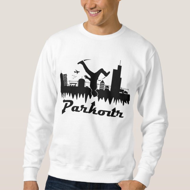 Sudadera Ciudad de Parkour (Anverso)