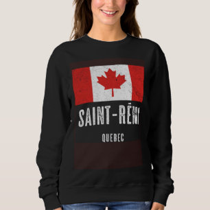 Sudadera Ciudad de Saint Rémi CANADÁ Souvenir de la Bander