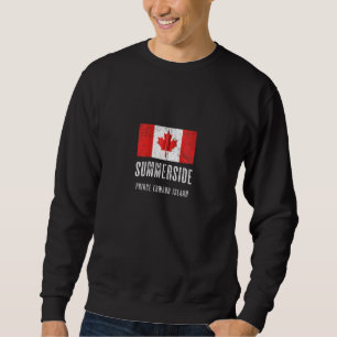 Sudadera Ciudad de Summerside Canadá Bandera Canadiense Mer