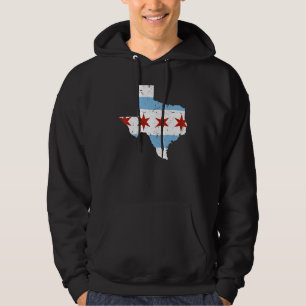Sudadera Ciudad de Texas Bandera de Chicago Grunge Viajando