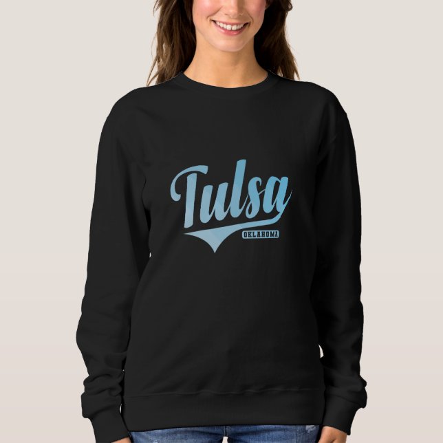 Sudadera Ciudad de Tulsa en el estado de Oklahoma (Anverso)