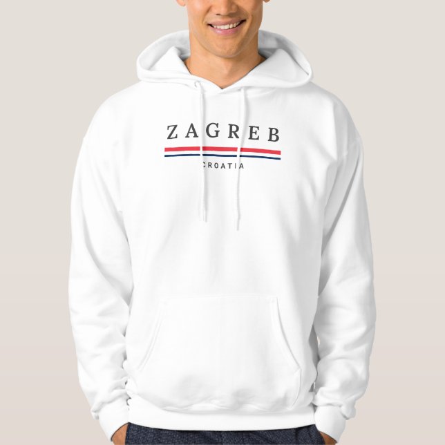 Sudadera Ciudad de Zagreb Croacia (Anverso)