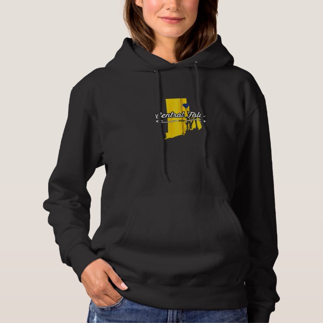 Sudadera Ciudad Del Centro De Cataratas Isla Rhode Ri Merch (Anverso)