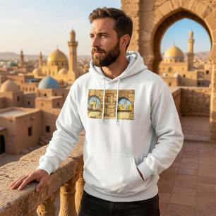 Sudadera Ciudad Desértica del Medio Oriente a Través de Ant