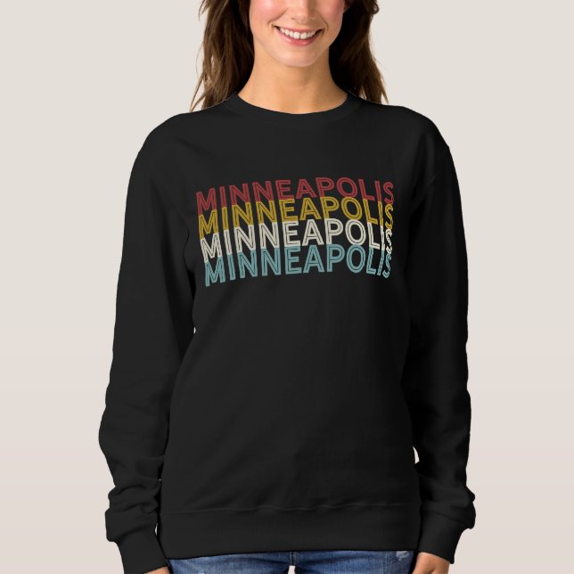 Sudadera Ciudad estadounidense de los 70 retro EE. UU. Vint (Anverso)