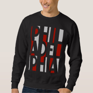 Sudadera Ciudad fanática patriótica de Filadelfia Filadelfi