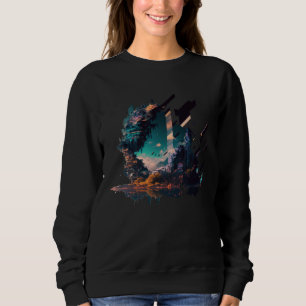 Sudadera Ciudad futurista de Japón