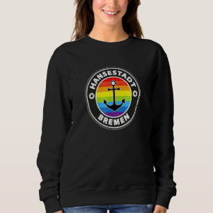 Sudadera Ciudad Hanseática Libre de Bremen Ancla Fiesta del
