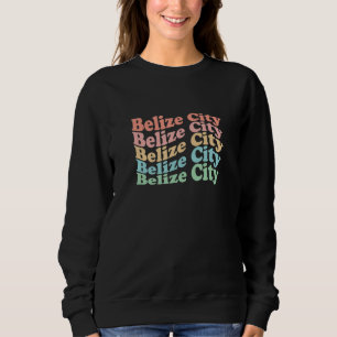 Sudadera Ciudad Hippie Vintage de los 70 en Belice - Ciudad