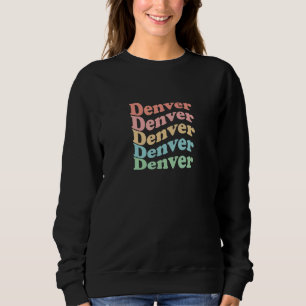 Sudadera Ciudad Hippie Vintage de los 70 USA Retro Denver
