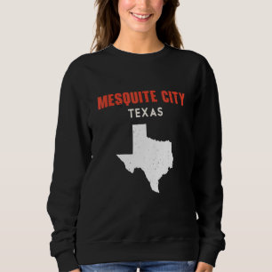 Sudadera Ciudad Mesquite Texas EE. UU. Estado América Viaje