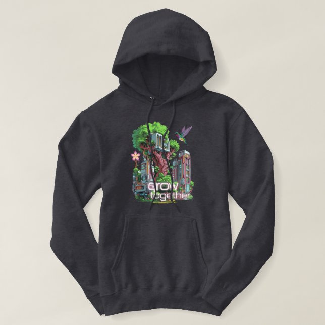 Sudadera Ciudad simbiótica (Diseño del anverso)