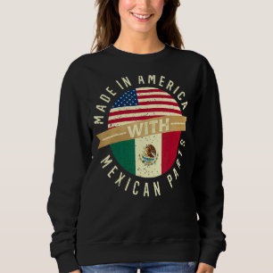 Sudadera Ciudadanía mexicana norteamericana Bandera mexican
