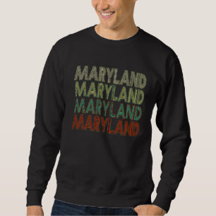 Sudadera Ciudadano retro Orgulloso de la bandera del estado