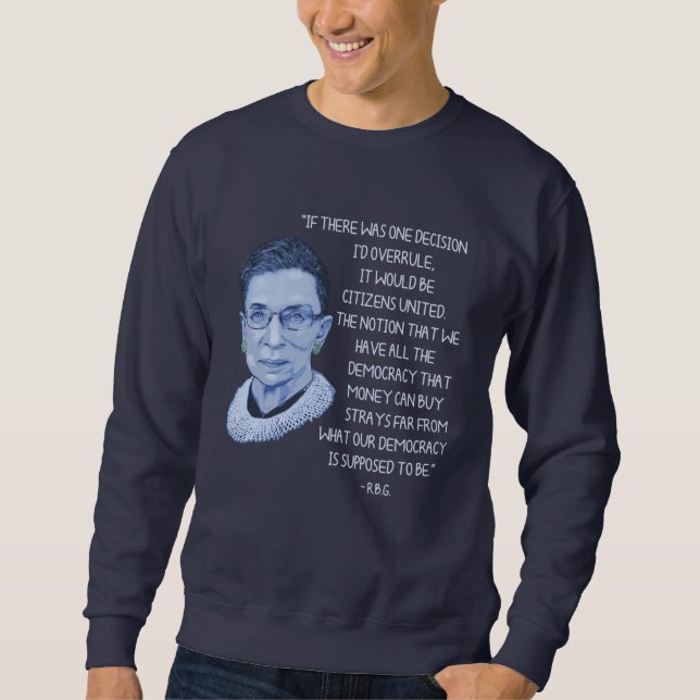 Sudadera Ciudadanos RBG unidos (Anverso)