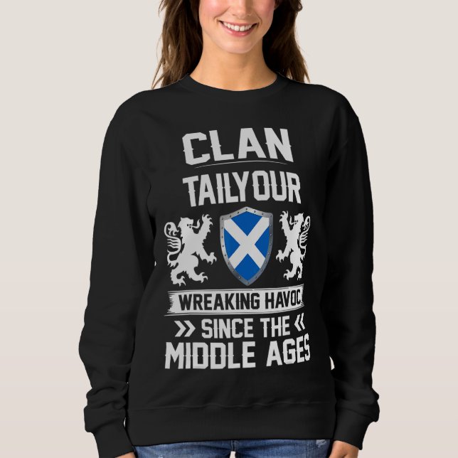 Sudadera Clan a medida de tu familia escocesa Clan Scotland (Anverso)