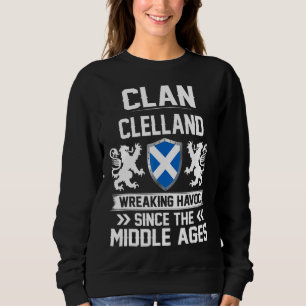 Sudadera Clan Clelland Escocia Clan Scotland Wreaki