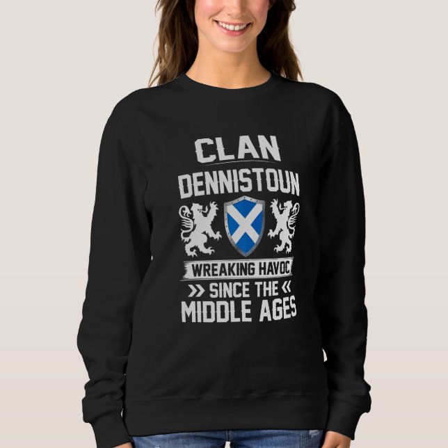 Sudadera Clan Deninstoun Escocia Clan Escocia (Anverso)