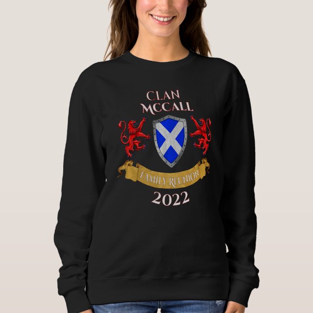 Sudadera Clan Escocés De La Familia Mccall 2022 (Anverso)