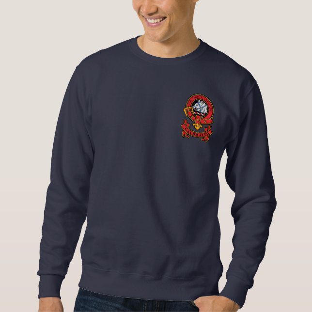 Sudadera Clan Galbraith Mens Sweatshirt con Escudo (Anverso)