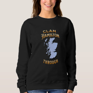 Sudadera Clan Hamilton Scottish Motto Escudo