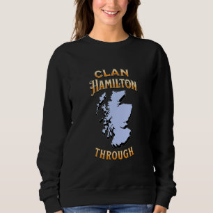 Sudadera Clan Hamilton Scottish Motto Escudo