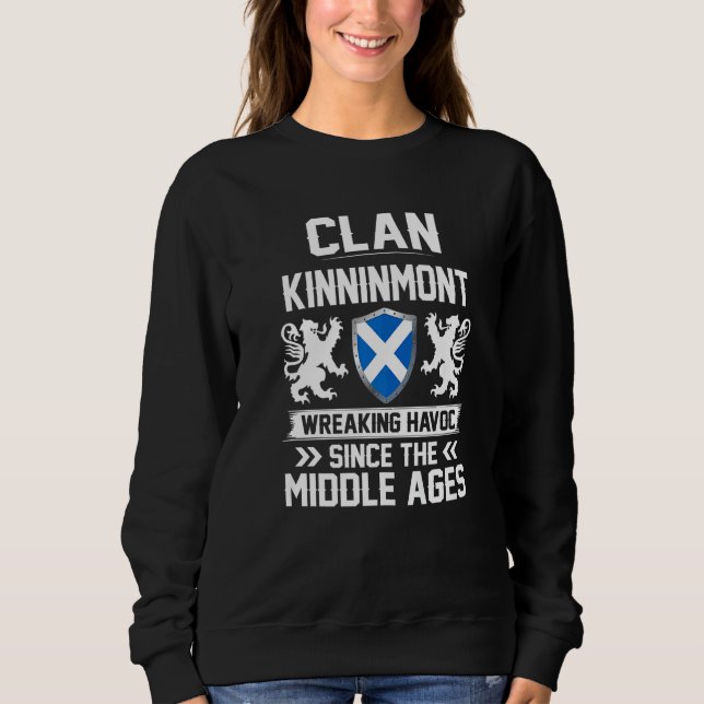 Sudadera Clan Kinninmont Escocia Clan Escocia (Anverso)