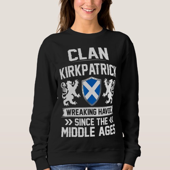 Sudadera Clan Kirkpatrick Escocia Clan Escocia (Anverso)